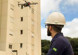 Exemplo de Drone em Voo para Inspeção